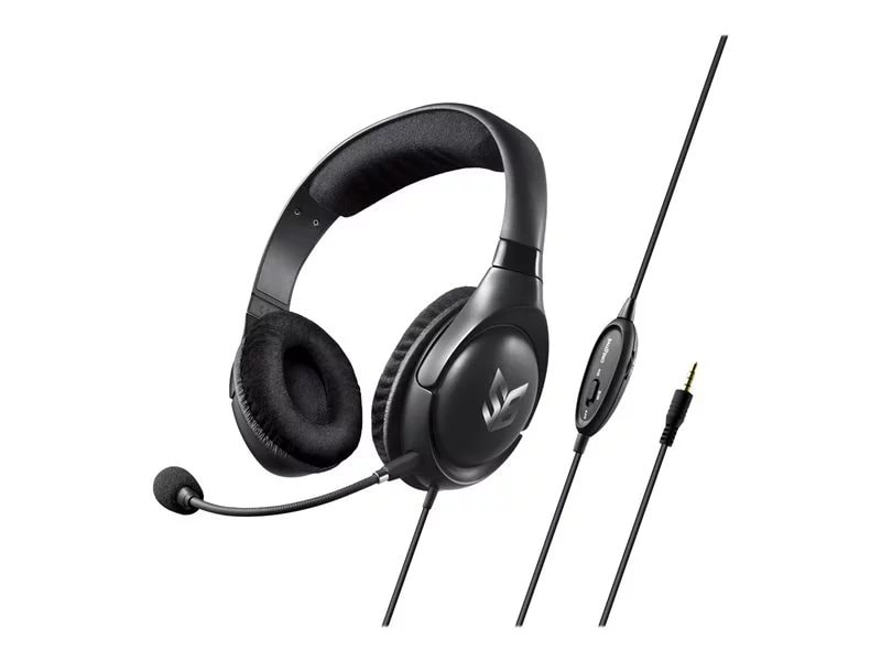 Creative Labs Blaze V2 Gaming Over ear Headset w Detachable Noise Cancelling Microphone Black