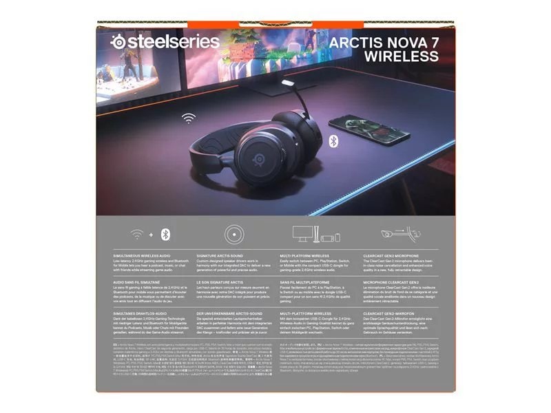 SteelSeries Arctis Nova 7 Wireless mic test - Video