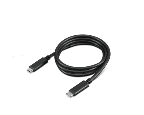 Lenovo Cavo USB-C 1 Metro 4X90U90619, 10 Gbps, 100W, Per Collegare Notebook A Monitor E Dock, Supporta 4K