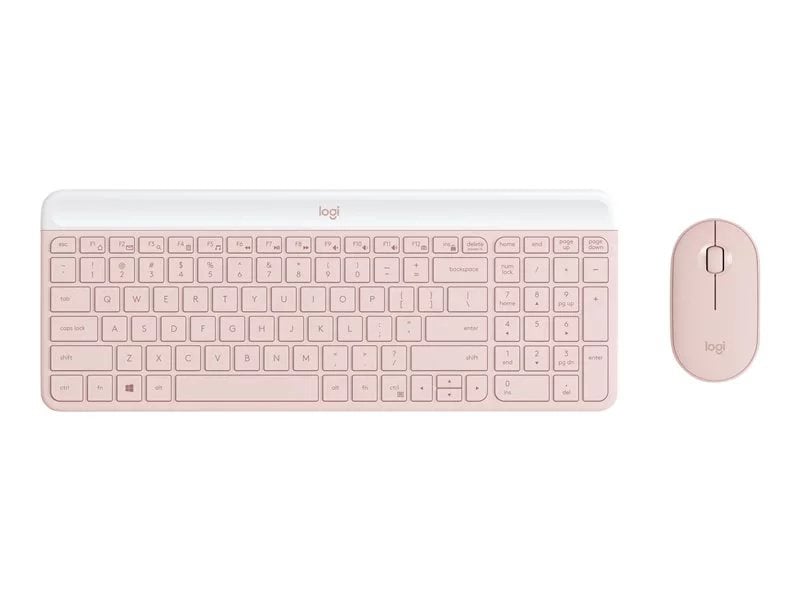  Logitech MK470 Slim Wireless Keyboard and Mouse Combo - Modern  Compact Layout, Ultra Quiet, 2.4 GHz USB Receiver, Plug n' Play  Connectivity, Compatible with Windows - Off White : Electronics