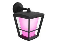 Philips Hue White and Color Ambiance Econic - wall lamp - LED - 15 W - 16 million colors - 2000-6500 K - black