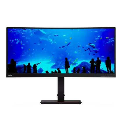 ThinkVision T34w-20 34-inch Curved 21:9 Ultrawide Monitor with USB Type-C