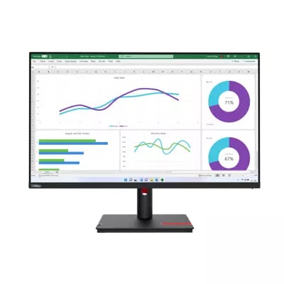 ThinkVision T32h-30(31.5型/2560×1440/IPS/USB-C/高さ・縦回転