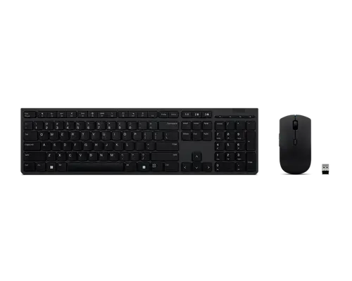 Combo de teclado y mouse recargable inalámbrico profesional Lenovo