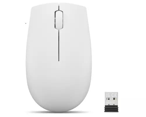 Lenovo 300 ワイヤレス コンパクト マウス(クラウドグレー