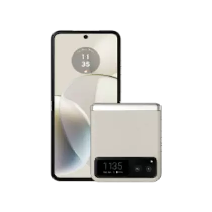 Motorola razr 40 (Vanilla Cream, 8GB RAM, 256GB Storage) | External AMOLED  Display | 6.9 AMOLED 144Hz Display | 64MP Main Camera | Android 13