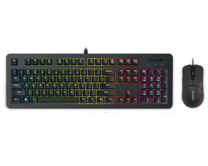 Conjunto de teclado e mouse de jogo RGB Lenovo Legion KM310