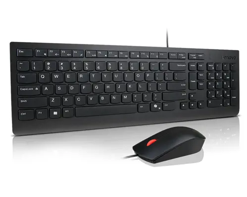 [美品]Lenovo デスクトップPC キーボード・マウス付き Lenovo Essential Wired Keyboard & Mouse Combo AI - LA Spanish