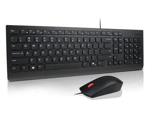 

Lenovo Essential Wired Combo Keyboard and Mouse (UK English 166)