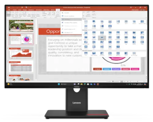 ThinkVision T27-40(27型/1920×1080/IPS/高さ・縦回転) | 64A5MAR6JP