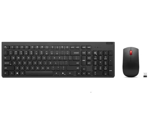 Lenovo 基本型無線鍵盤滑鼠組 Gen2 黑色-繁體中文/US