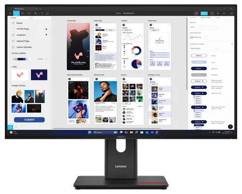 ThinkVision 31.5 inch IPS 4K 60Hz USB-C Monitor - T32UD-40