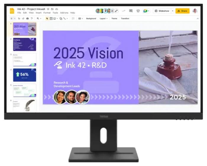 ThinkVision E27q-40(27型/2560×1440/IPS/スピーカー/高さ・縦回転