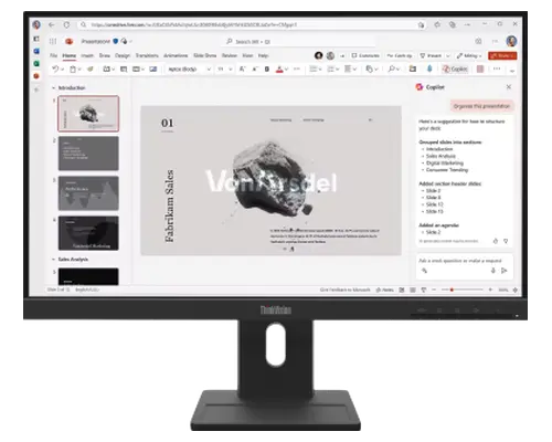 Lenovo ThinkVision 21.5 inch IPS FHD 100Hz Monitor laptop