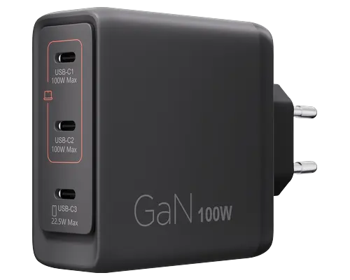 Lenovo Caricabatterie multiporta Lenovo GaN USB-C da 100W
