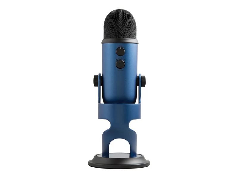 Microphones bleus à condensateur USB à motifs multiples yeti professionnels  - Bleu nuit