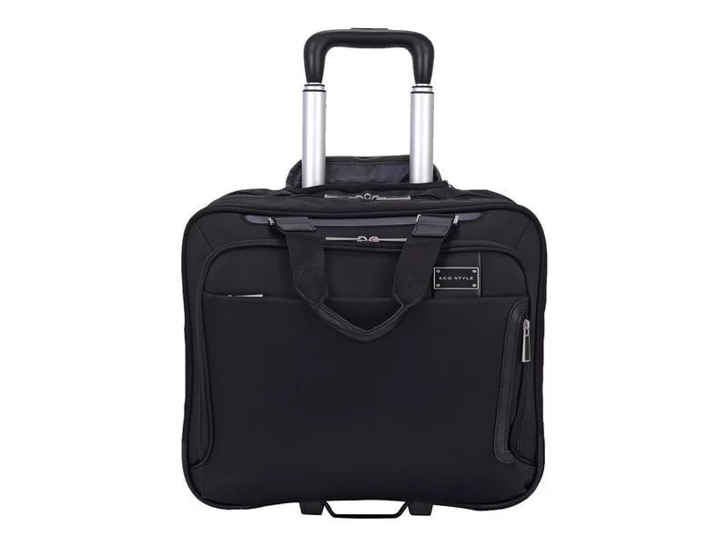 ECO STYLE Tech Exec Rolling Case for Laptops up to 16.1 inches - Black ...