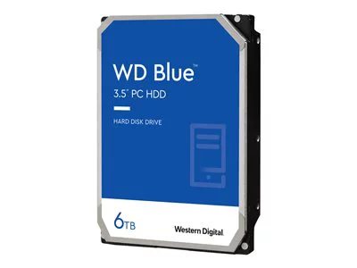 

WD Blue 6TB PC Desktop Hard Drive, 5400 rpm, 256MB cache