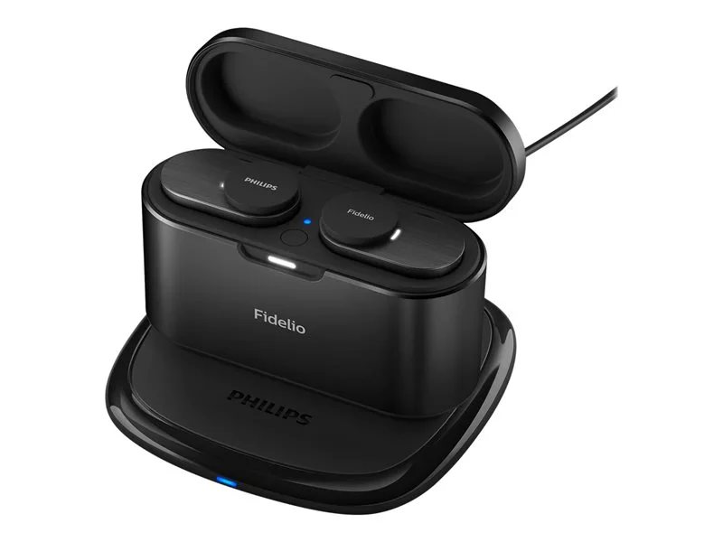  PHILIPS Fidelio T1 True Wireless Headphones with Active Noise  Canceling Pro+, Audiophile Quality, Black : Electronics