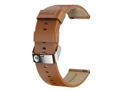 

Motorola Moto Leather Band - Cognac with Black Buckle