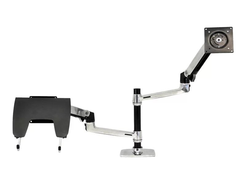 【即発送】ergotron LX Desk Monitor Arm 補助鉄板付き Ergotron LX Desk Monitor Arm (polished aluminum) - Two