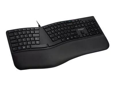 Kensington Pro Fit Ergo Wired Keyboard - keyboard - US - black