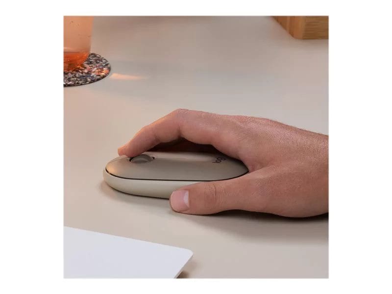  Logitech Pebble Wireless Mouse with Bluetooth or 2.4 GHz  Receiver, Silent, Slim Computer Mouse with Quiet Clicks, for  Laptop/Notebook/iPad/PC/Mac/Chromebook - Sand : Electronics