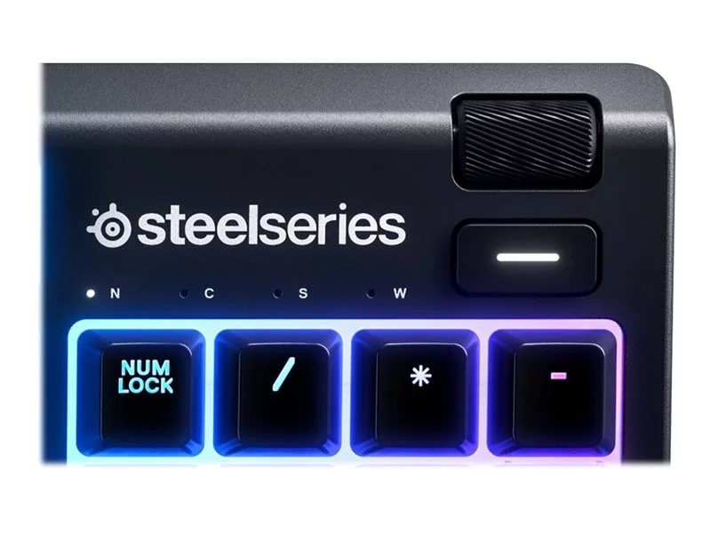 SteelSeries Apex 3 RGB Gaming Keyboard Ip32 Water Resistant New Open Box