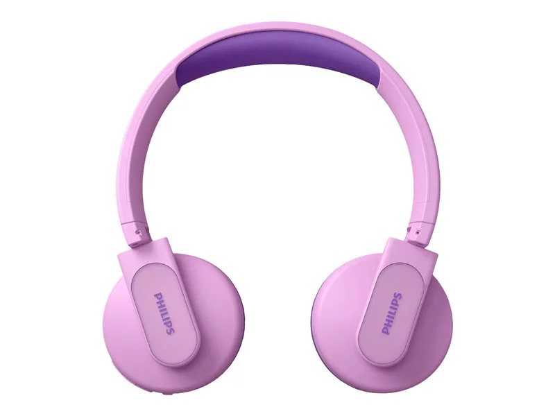 Philips K4206 Kids Wireless on-Ear Headphones with Parental Controls, Blue,  TAK4206BL 