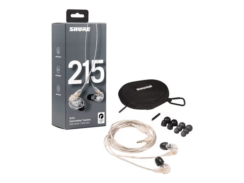 APEXPROTKL ASTROMIXAMP PRO SHURE有線 SE215 Shure SE215 Pro - Professional Sound Isolating Earphones - Clear