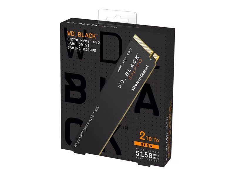 WD Black 500GB SN770 NVMe Internal Gaming SSD | 78201612 | Lenovo US