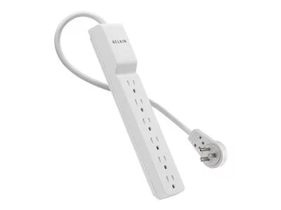 Belkin 6-Outlet Surge Protector Rotating Plug, 8 ft. Cord