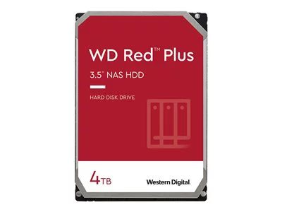 

WD Red Plus WD40EFZX - hard drive - 4 TB - SATA 6Gb/s
