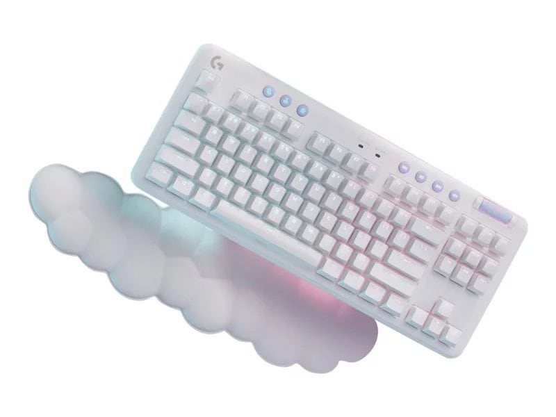 Clavier gamer sans fil LOGITECH G715 Lightspeed TKL Tactile - White Mist  Logitech en multicolore