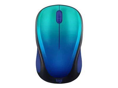 Logitech Design Collection Limited Edition Wireless Mouse - BLUE AURORA