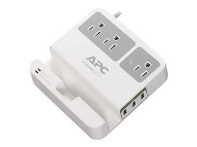 

APC Essential SurgeArrest, 3 Outlets, 3 USB Charging Ports, 120V