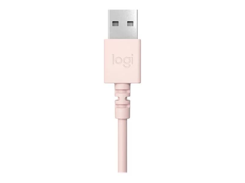 Logitech H390 Casque Filaire pour PC/Ordinateur Portable, Casque Stéréo  avec Microphone Antibruit, USB-A, Commandes En Ligne, Compatible avec  Chromebook - Rose : : High-Tech