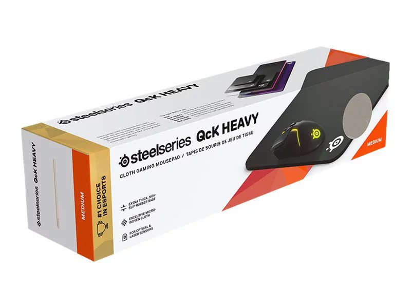 Steelseries QCK Heavy Cloth Gaming Mousepad - Medium, 78277175, Lenovo US