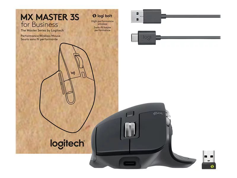 Logitech MX Master 3 for Business Mouse, Graphite 