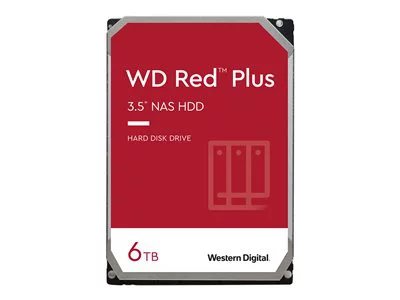 

WD Red Plus WD60EFZX - hard drive - 6 TB - SATA 6Gb/s