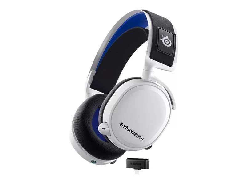 SteelSeries Arctis 7P+ Wireless Gaming Headset for PS5, PS4, and Switch - White (78277157) | Lenovo US