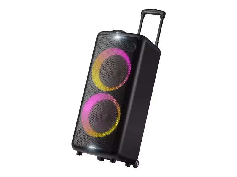 Vergelijkbaar Gezamenlijke selectie Bridge pier Philips X5206 Bluetooth Party Speaker with Extra bass, Up to 14 Hours  Battery, Party Lights and Karaoke Effects, Microphone and Guitar Input,  Audio-in, USB Charging, Built-in Carry Handle | Lenovo US