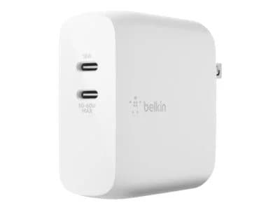 Belkin 68w Gan Dual Usb-c Wall Charger 