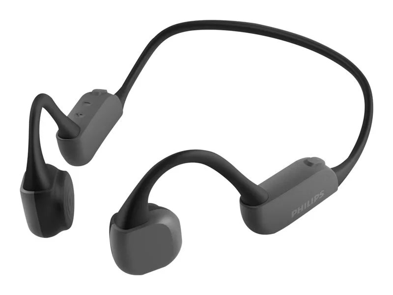 factor strottenhoofd Knipoog Philips A6606 Open-Ear Bone Conduction Bluetooth Headphones with  Lightweight Neckband, Waterproof - Black | Lenovo US