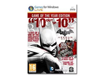

Batman Arkham City Game Of The Year Edition - Windows