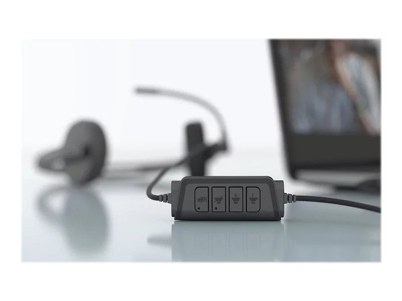 Remote - Headset and with Creative Inline US Black Noise-Cancelling Lenovo HS-220 | USB