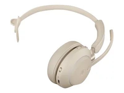

Jabra Evolve2 65 Link380c MS Mono Headset - Beige
