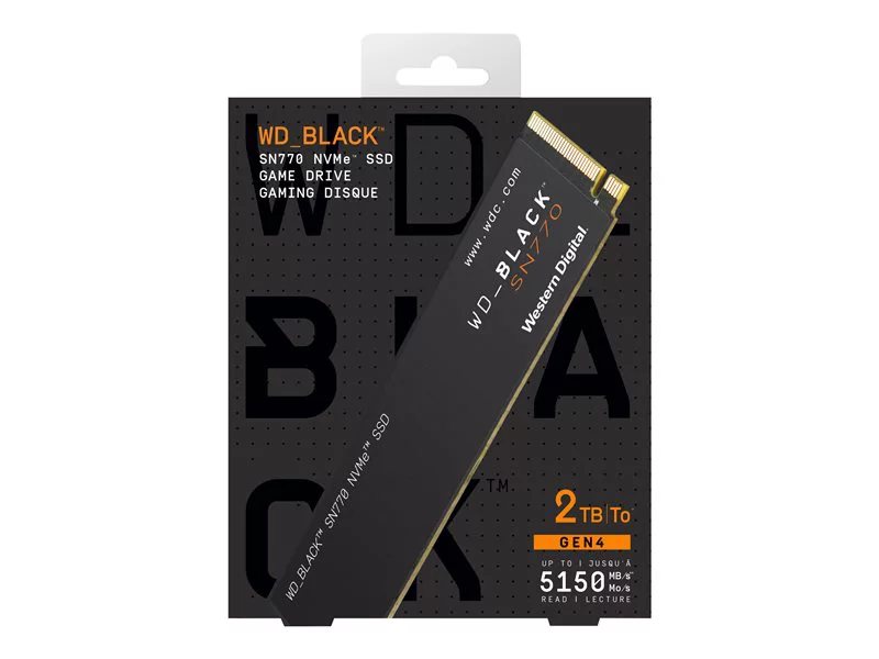 WD Black 500GB SN770 NVMe Internal Gaming SSD | 78201612 | Lenovo CA