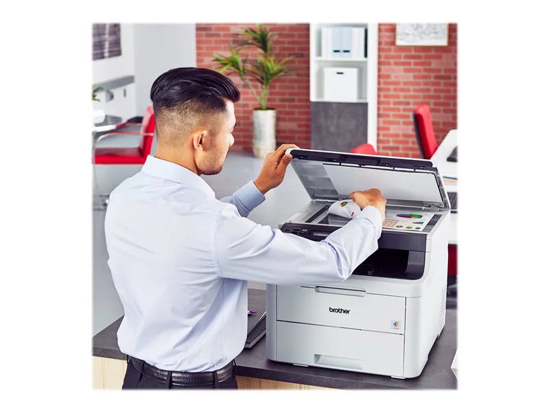 Brother MFC-L3770CDW Compact Wireless Digital Color All-in-One Printer with  NFC, 3.7” Color Touchscreen, Automatic Document Feeder, Wireless and Duplex  Printing and Scanning : Office Products 