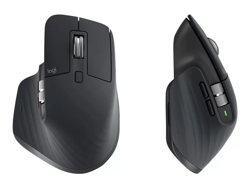 Logitech MX Master 3S Mouse for Business (Graphite) - Brown Box 